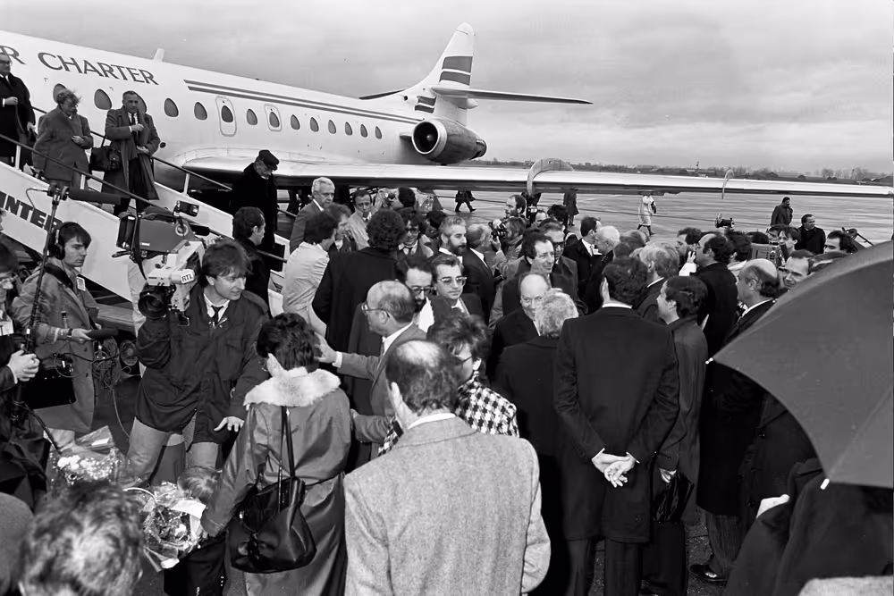 Arrival of New MEP's , EEC Enlargement to Spain and Portugal.