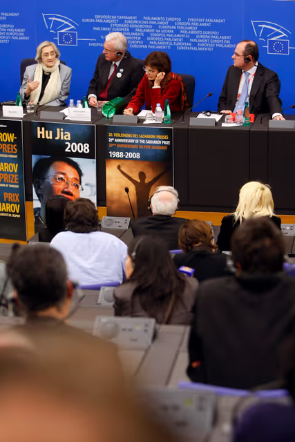 Press conference on the 20th anniversary of the Sakharov Prize