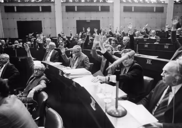 Φωτογραφία 1: Voting session in the Hemicycle in Strasbourg
