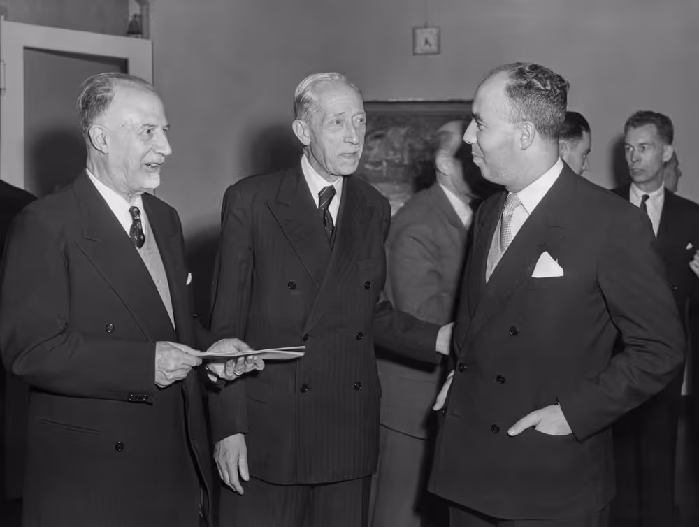 CECA - ECSC - First Common Assembly from 10th to 13th September 1952 in Strasbourg - Giovanni PERSICO, Antonio BOGGIANO PICO and Paolo TAVIANI