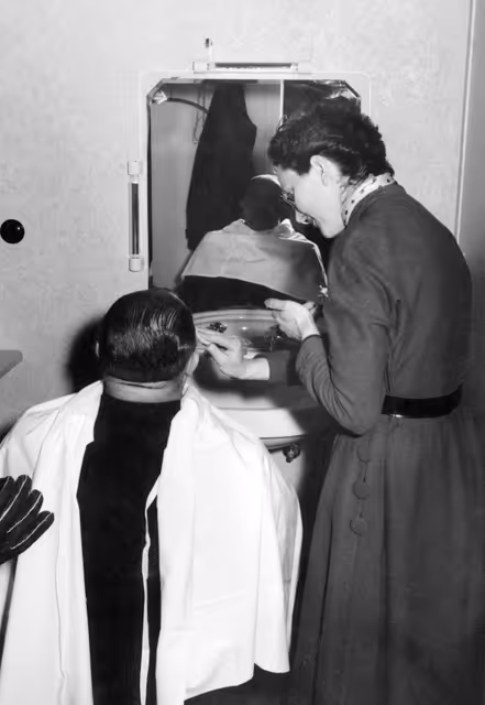 Fotografia 8: TV Luxembourg - Eurovision - 1957