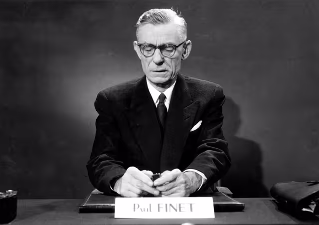 Fotografia 13: TV Luxembourg - Eurovision - 1957