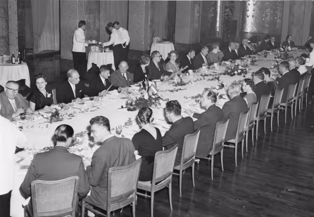 Photo 22: Plenary session of the Assembly of the ECSC - Official dinner