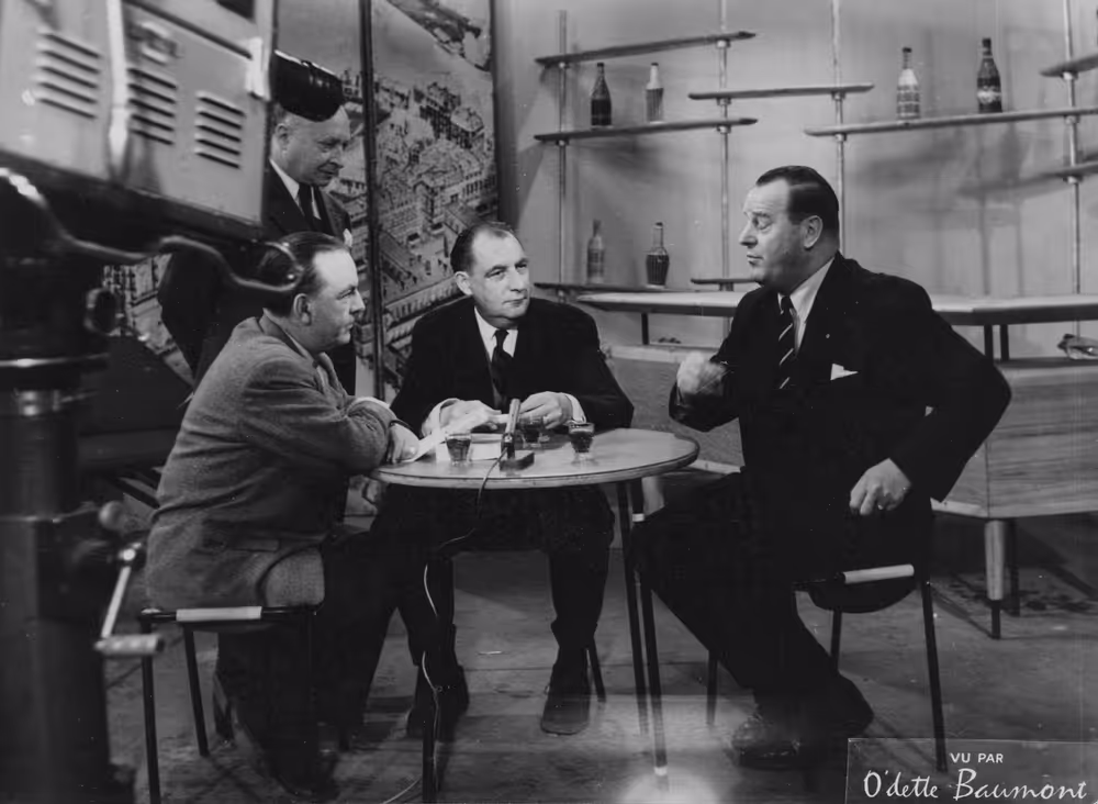 Debate of the French television broadcaster Tele Paris