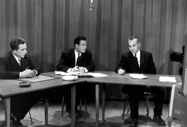 Interviews on Télé-Luxembourg - 1958
