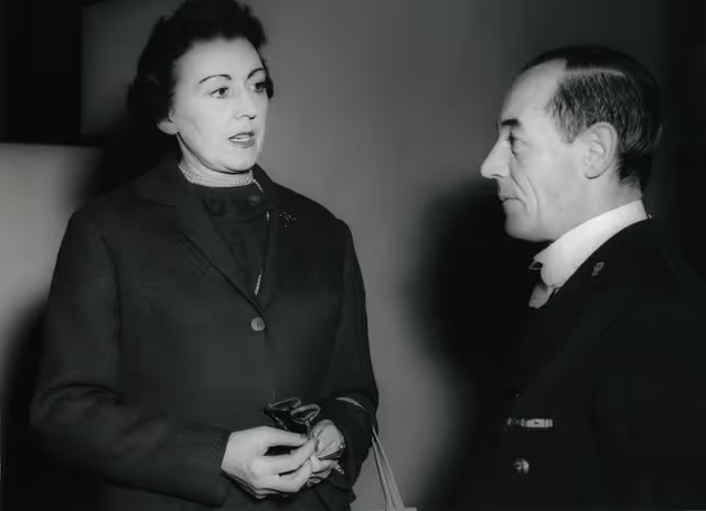 Nuotrauka 10: Marguerite de RIEMAECKER-LEGOT in Common Parliamentary Assembly in january 1959