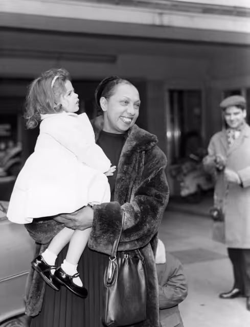Zdjęcie 7: Visit by Josephine BAKER in Luxembourg the 18 March 1959