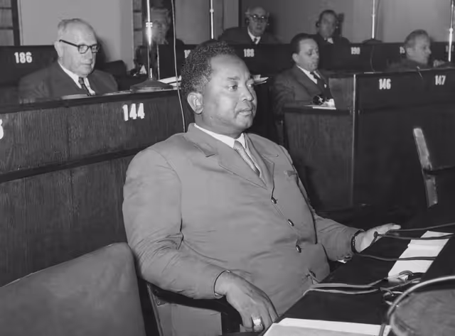 Julien RAMIZASON during a session in Strasbourg, France, in November 20, 1959.