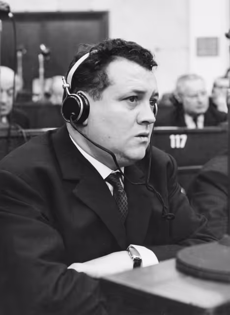 Jean BERNASCONI during a session in Strasbourg, France, February 08, 1963