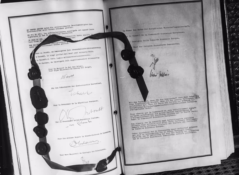 Signature of the Yaounde Convention