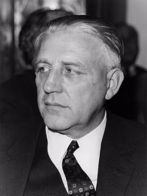 Pierre WERNER in. Brussels. October 1963
