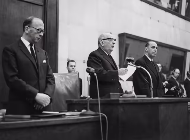 Luciano GRANZOTTO BASSO during a session in Strasbourg, France, March 20, 1964.