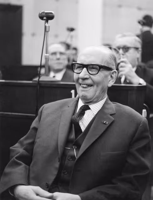 Paul KAPTEYN during a session in Strasbourg, France, March 21, 1964.