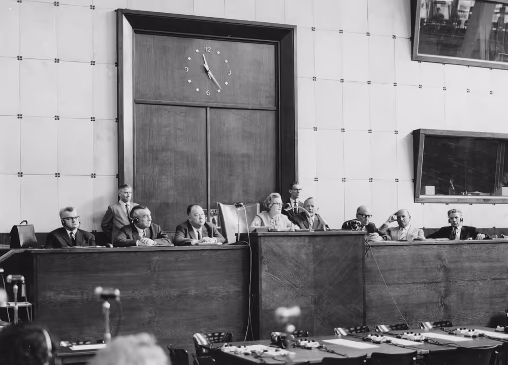 Kate Strobel during a session in Strasbourg, France, June 15, 1964.