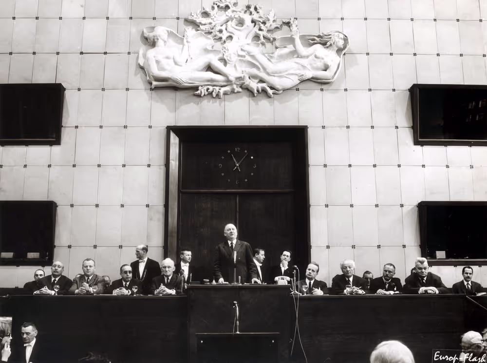 Alain POHER in the 1950s