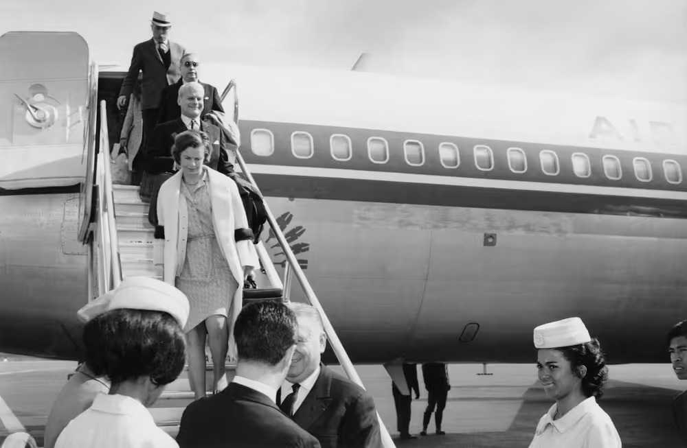 Visit to Madagascar from 9th to 15th January 1969 - Arrival of EEC delegates
