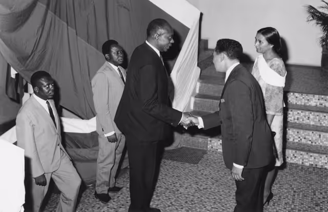 Fotó 47: Visit to Madagascar from 9th to 15th January 1969 - Reception at City Hall