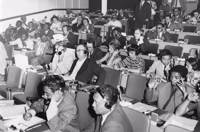 Fotó 36: Visit to Madagascar from 9th to 15th January 1969 - Press conference