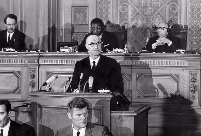 Parliamentary Conference of the Association between the European Economic Community and the African and Malagasy states associated in Hamburg in January 1970