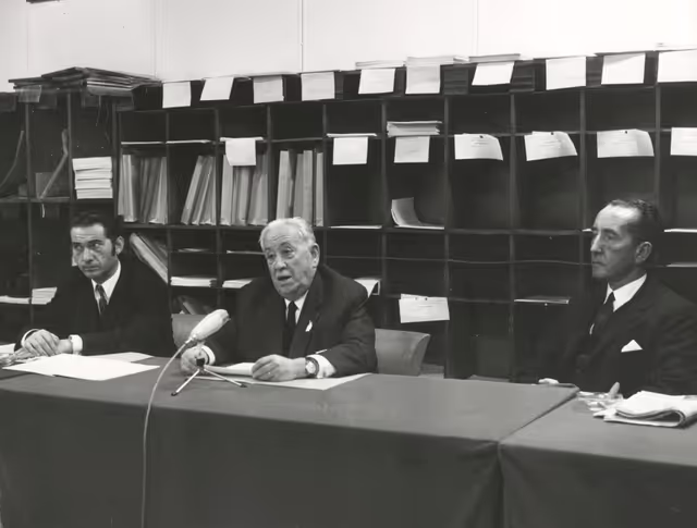 Photo 1 : Delegue André DULIN in Strasbourg in 1971