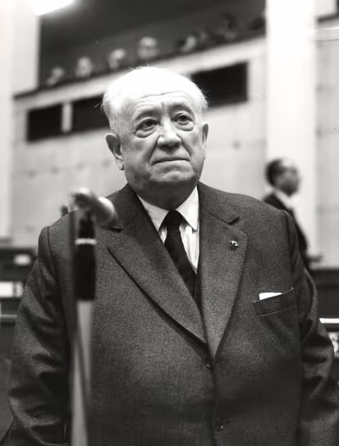 Photo 2 : Delegue André DULIN in Strasbourg in 1971