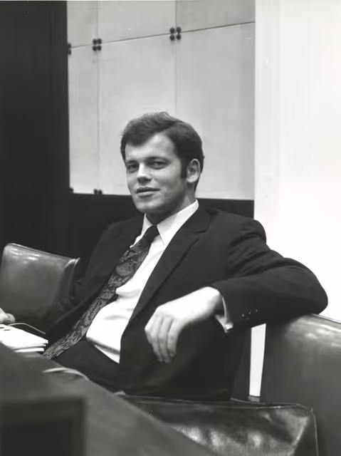 Photo 6 : Delegue Maarten ENGWIRDA in Strasbourg in 1971