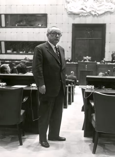Photo 8 : Delegue Walter LOHR in Strasbourg in 1971