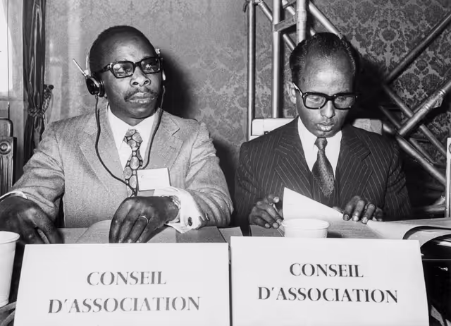 10th annual meeting of the Parliamentary Conference of the EEC-AASM Association in Rome, Italy, January 1974.