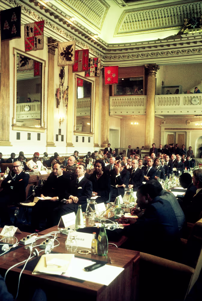 ACP-EU Convention in Dublin in May 1975