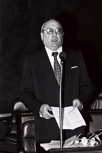 Fotografie 44: Plenary session Luxembourg april 1976