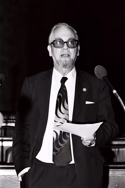 Fotografie 26: Kai NYBORG during a plenary session in Luxembourg, April 5-9, 1976.