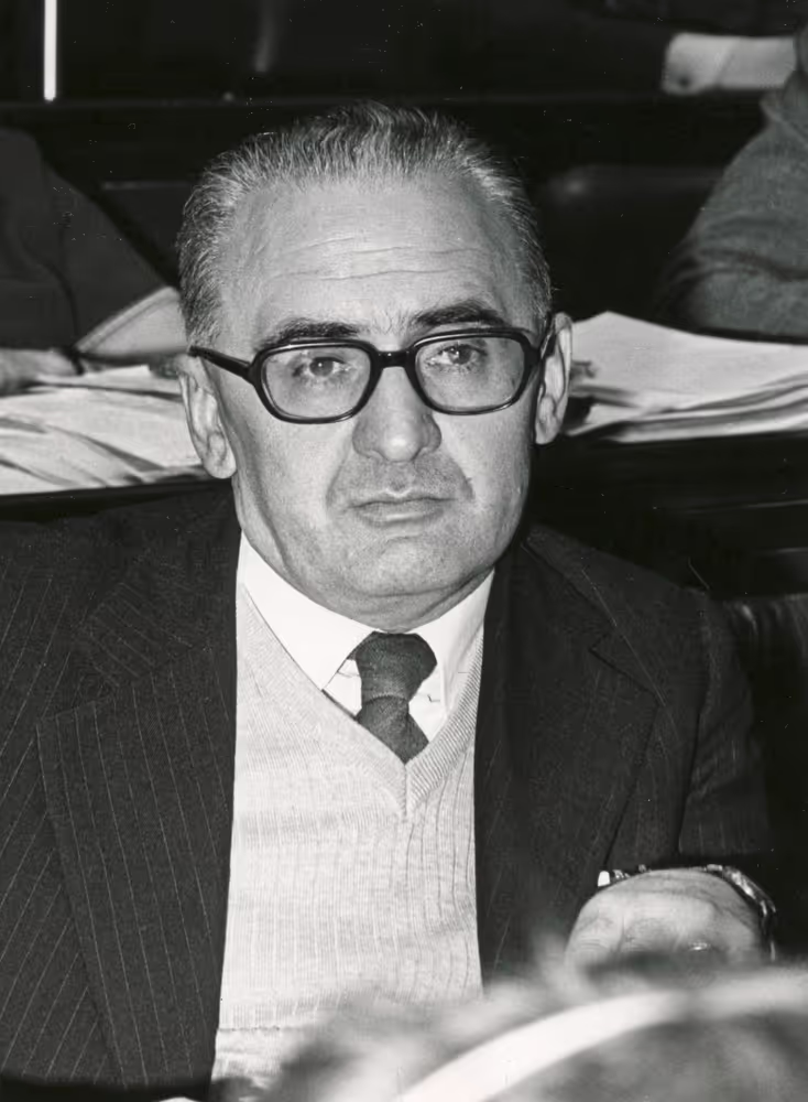 Giovanni BOANO during a plenary session in Luxembourg, April 5-9, 1976.