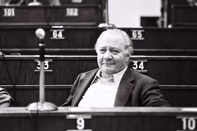 Suriet 19: Egidio ARIOSTO during a plenary session in Strasbourg, May 10-14, 1976.