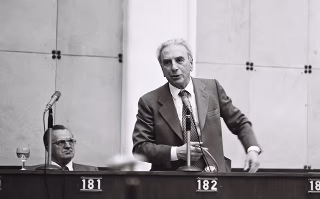 Suriet 41: Silvio LEONARDI during a plenary session in Strasbourg, May 10-14, 1976.