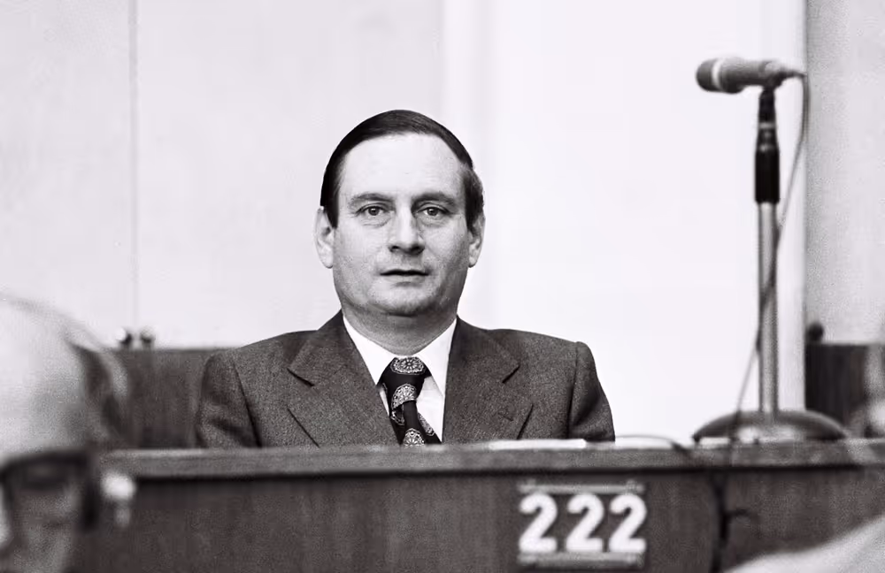 Jean-François PINTAT during a plenary session in Strasbourg, May 10-14, 1976.