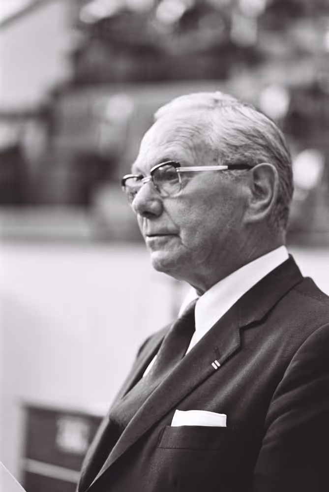 Amedee BOUQUEREL during a plenary session in Strasbourg, June 14-18, 1976