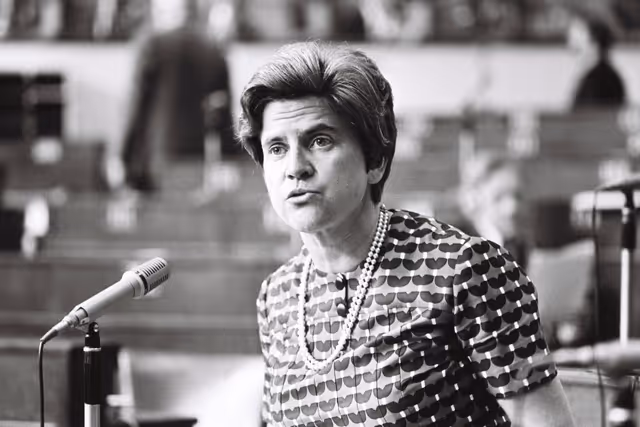 Φωτογραφία 17: Colette FLESCH during a plenary session in Strasbourg, June 10-14, 1976