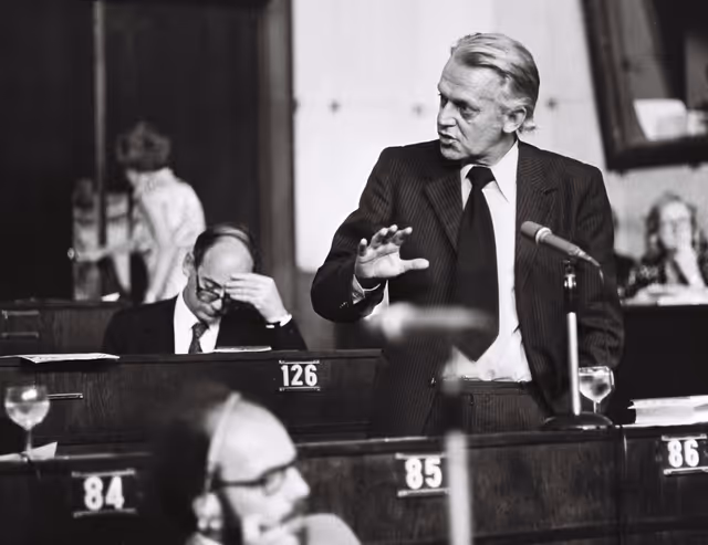 Φωτογραφία 42: Finn Olav GUNDELACH during a plenary session in Strasbourg, June 14-18, 1976