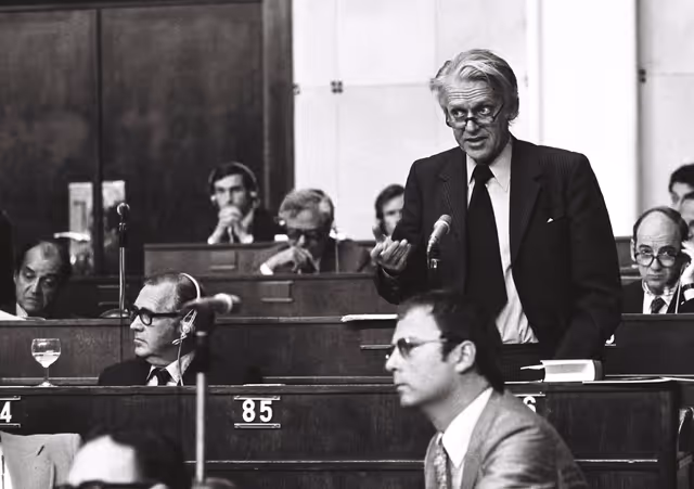 Φωτογραφία 41: Finn Olav GUNDELACH during a plenary session in Strasbourg, June 10-14, 1976