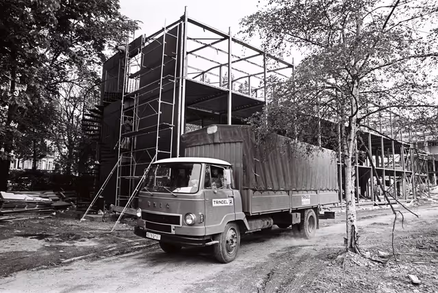 Demolition site of the Maison de l'Europe