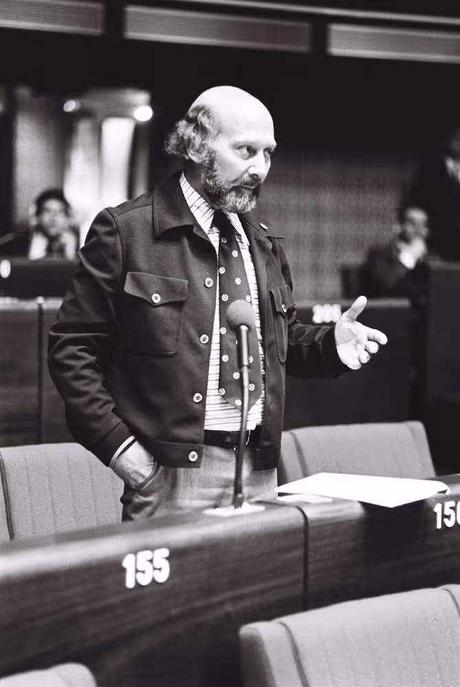 Plenary session in Strasbourg in April 1977