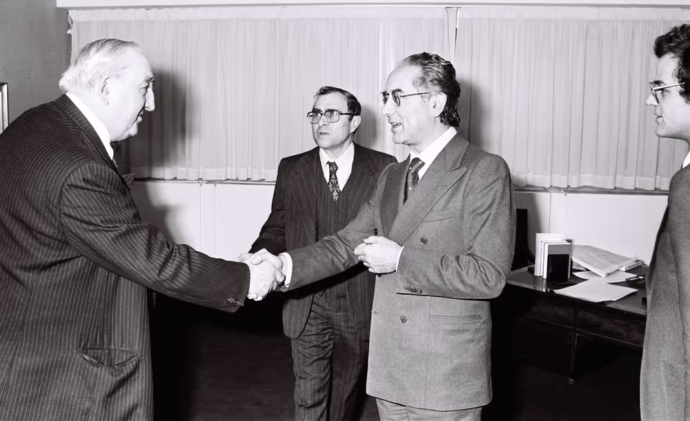 Emilio COLOMBO EP President meets with journalists