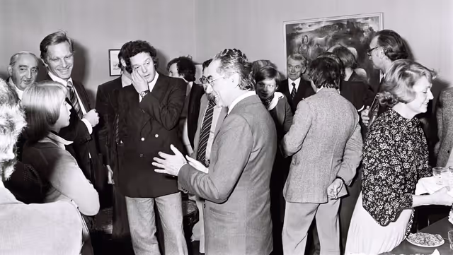 Foto 8: Emilio COLOMBO meets with journalists in Strasbourg