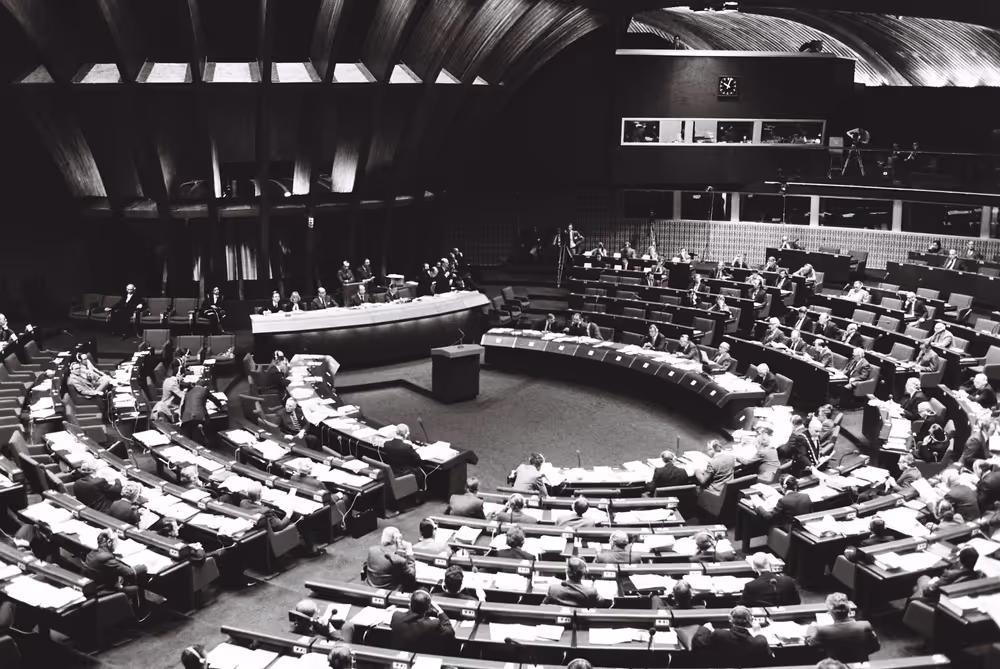 Plenary session in Strasbourg in December1977