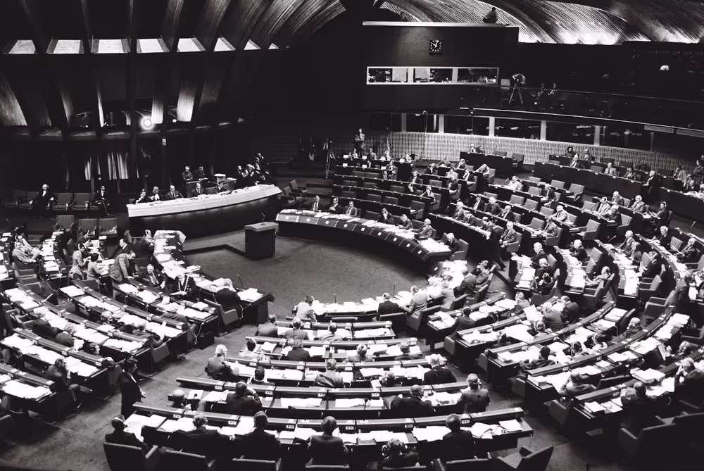 Plenary session in Strasbourg in December1977