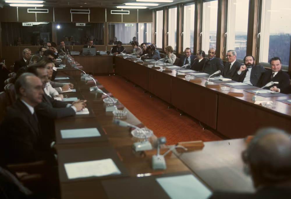 Visit of Adolfo SUAREZ, Spanish Prime Minister, in 1978