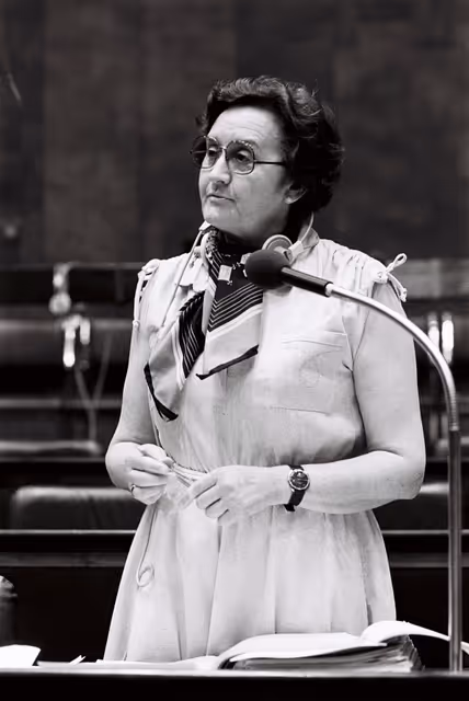 Fotografie 31: Karen DAHLERUP during a plenary session in Luxembourg, 3-7 July 1978.
