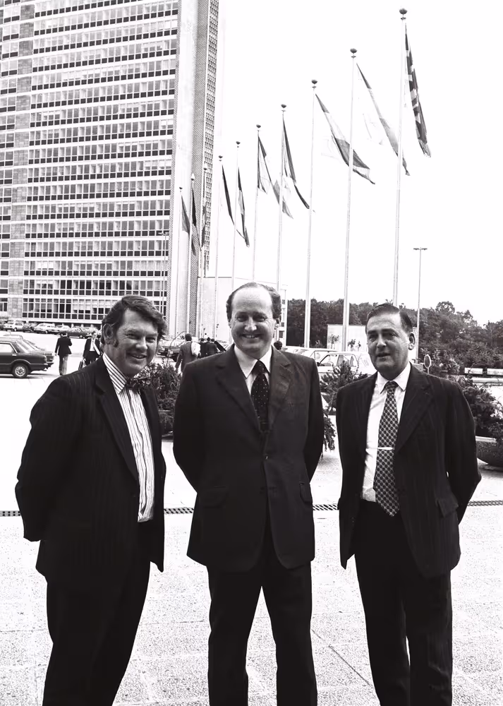 The Commissioner Christopher TUGENDHAT during a session in Luxembourg in September 1978.