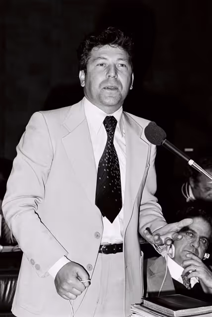 Foto 6: The delegue Ferruccio PISONI during a session in Luxembourg on September 1978.