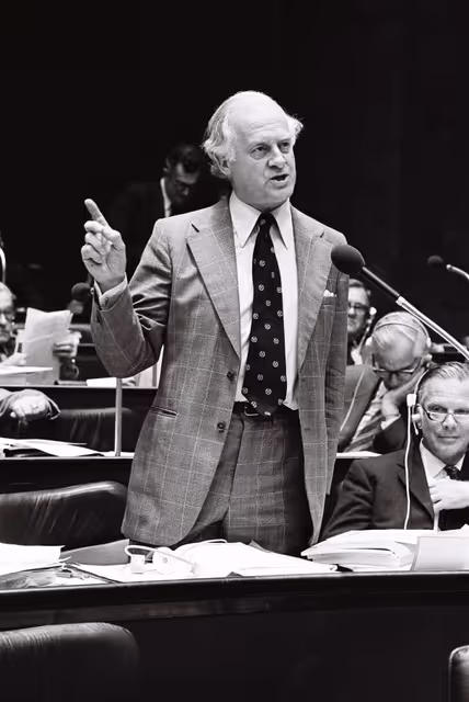 Foto 31: The MEP Sir Tom NORMANTON during a session in Luxembourg in September 1978.